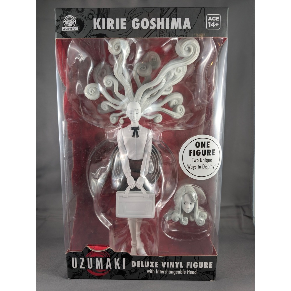 CultureFly Uzumaki Kirie Goshima Deluxe Vinyl Figure Junji Ito Horror Manga 11"